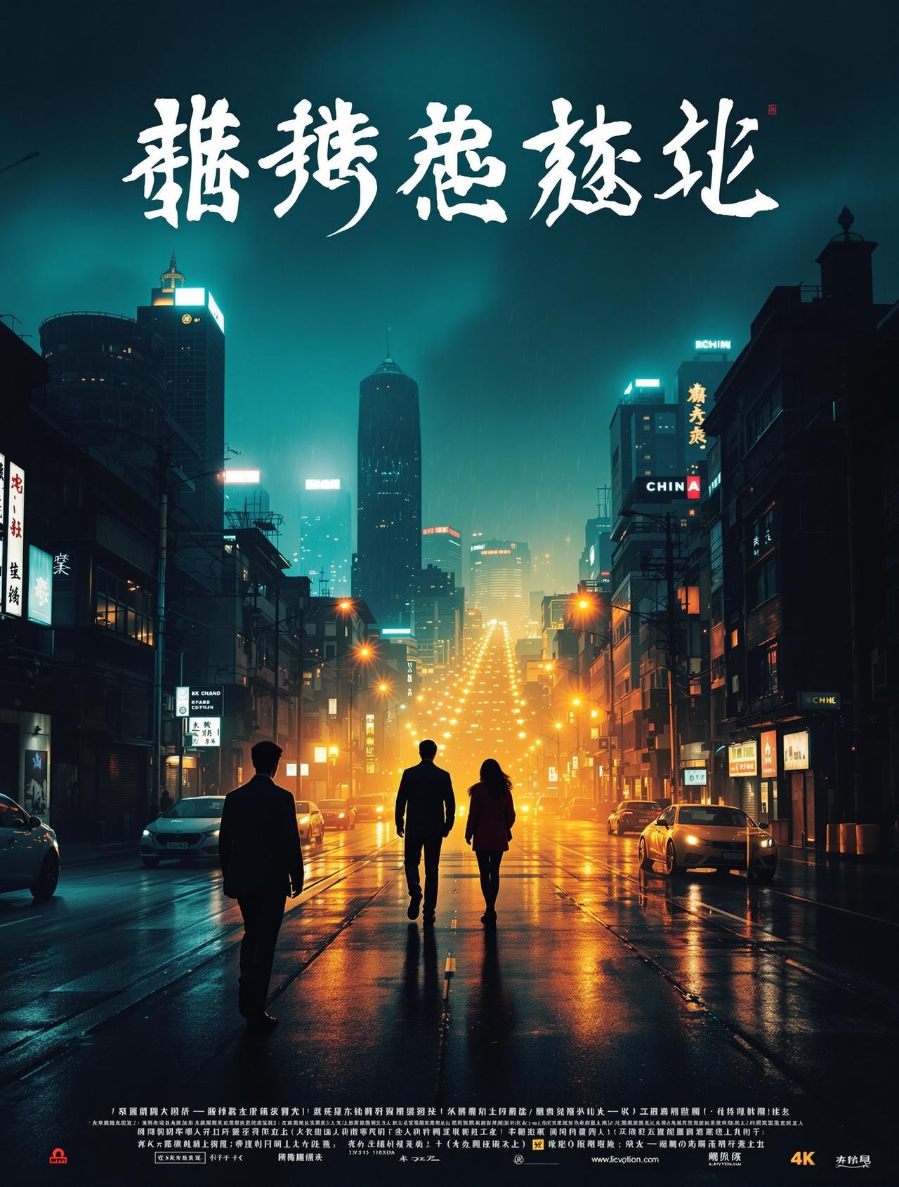 都市光影海报